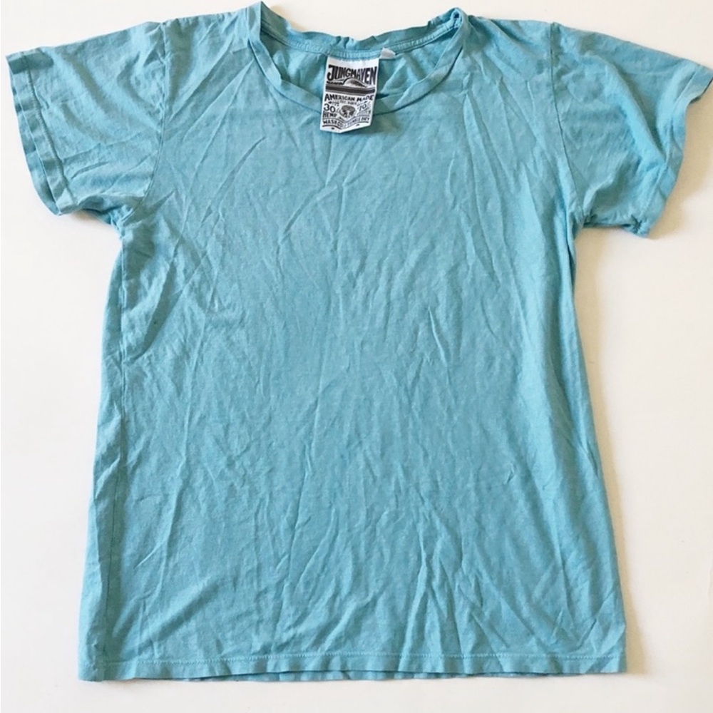 Jungmaven Light Blue Short Sleeve Tee